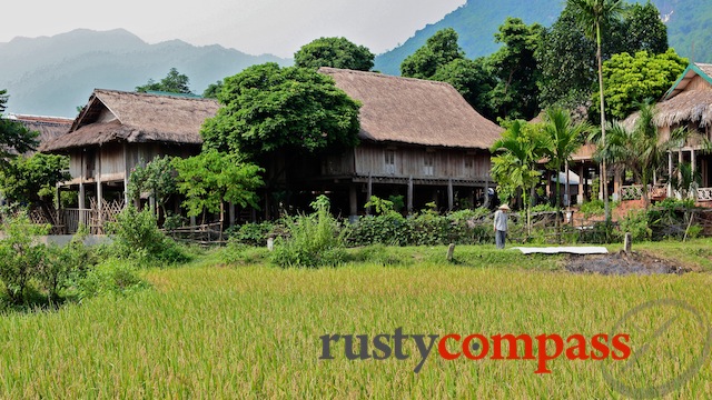 Stilt house village, Mai Chau 