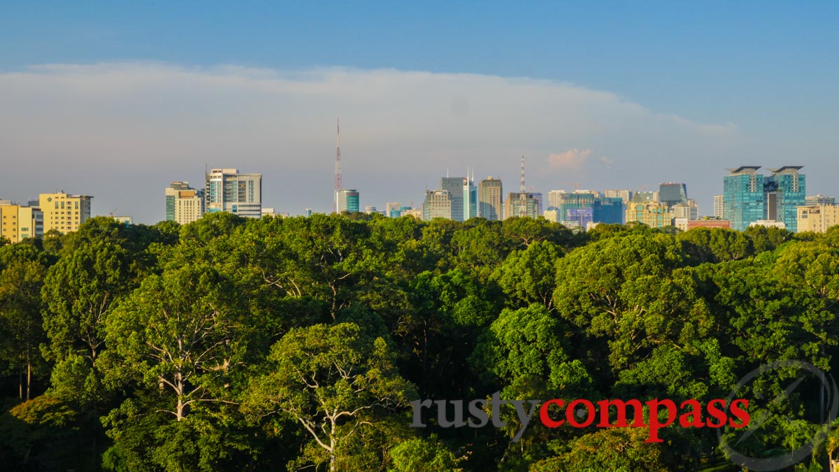 Green Saigon - from the rooftop of Fusion Suites Saigon