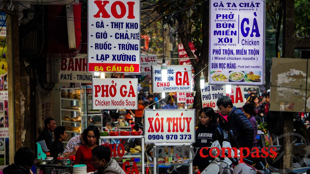 Street food in Hanoi's Old Quarter